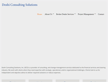 Tablet Screenshot of doshisolutions.com